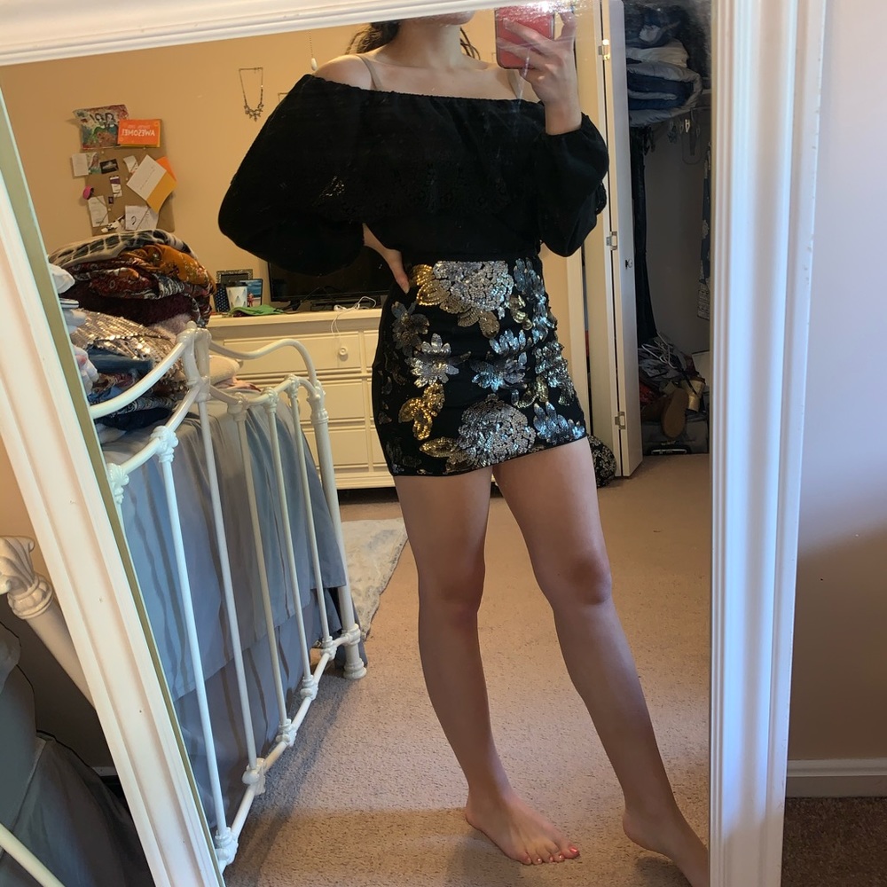 boutique off the shoulder shirt